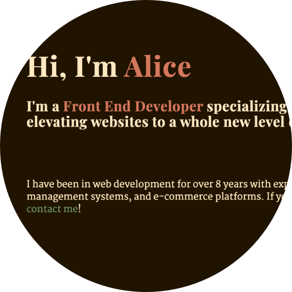 alicely.io version 2